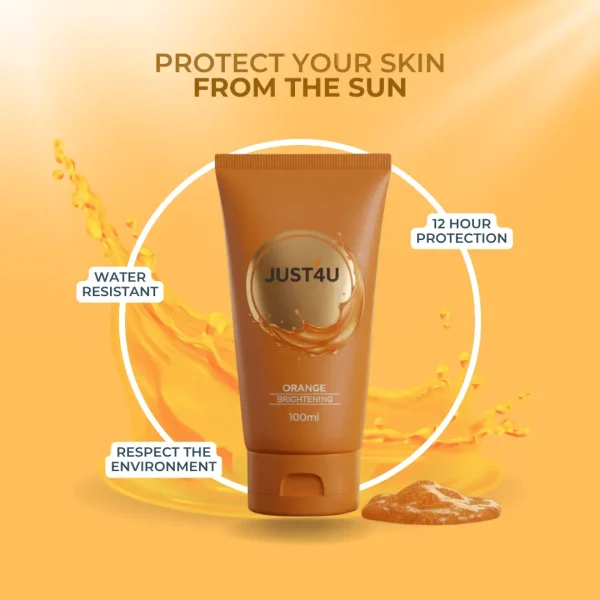 JUST4U Orange Face Wash (100ml)